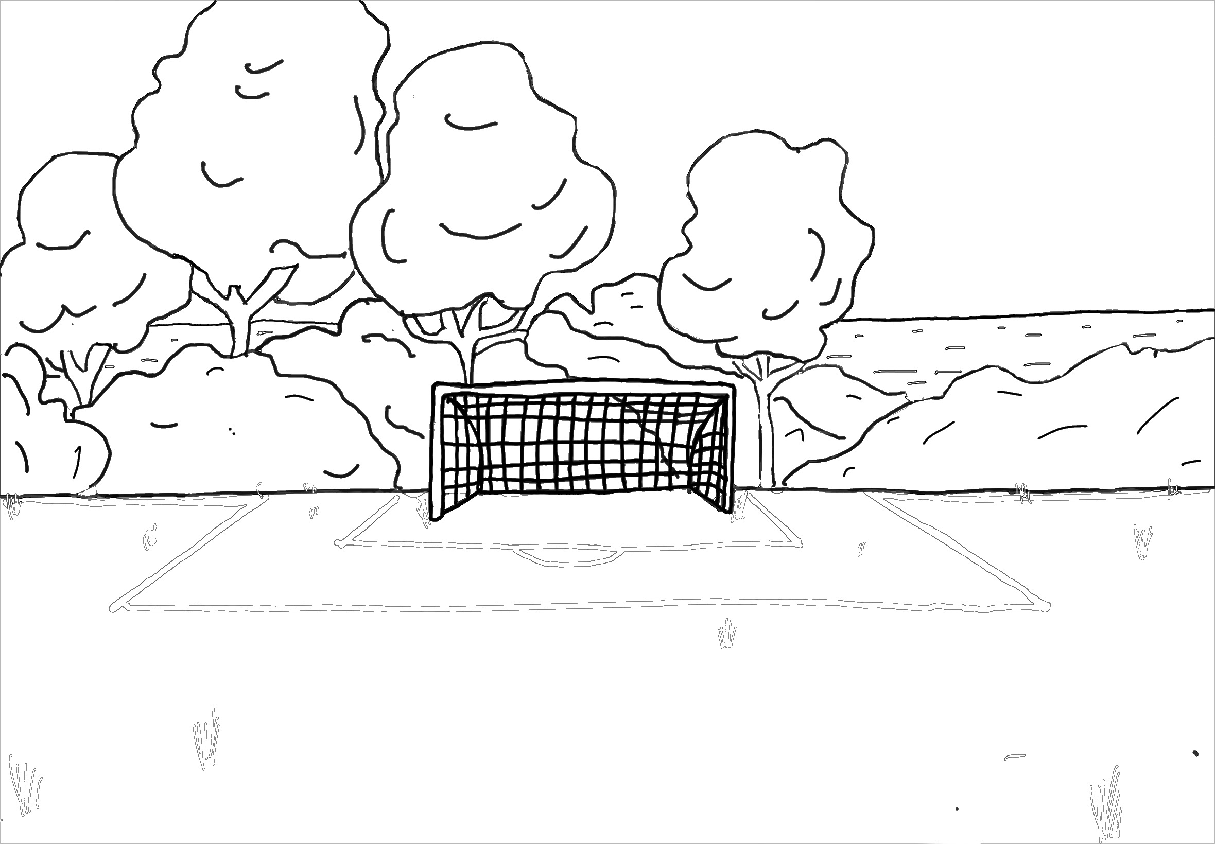 4ausmalbildfußballplatz